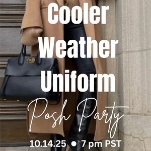Cooler Weather Uniform Posh Party 🎉🥳